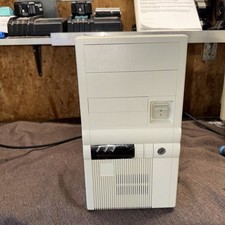 Neues MIDI Tower Gehäuse Beige AT MHZ/ Turbo...