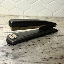 VINTAGE Wilson Jones Tatum Secretary T-120 Stainless Steel Stapler