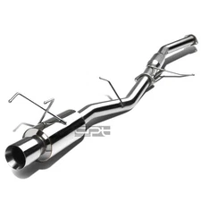 Fit 89-94 Nissan 240SX 3"OD Exhaust Cat-back System+Muffler+Tip Stainless Steel