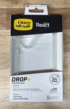 OtterBox React Series Phone Case for Samsung Galaxy S23 Ultra – Clear