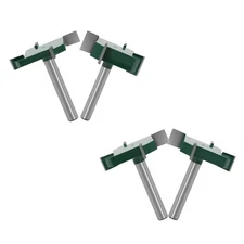 Precision Router Bit for Woodworking Slab Flattening Planing 1/4 Inch Shank
