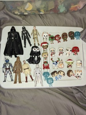 FUNKO pocket Pop Star Wars Mini Figures Christmas Advent Lot Of 24 + Extras