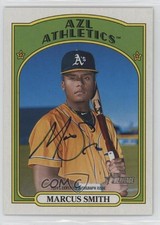 2021 Topps Heritage Minor League Edition Real One Marcus Smith #ROA-MS Auto 00li