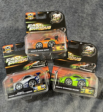 Small Blocks Fast  Furious 1:43 Diecast Lot of 3 Supra Skyline GT-R Eclipse