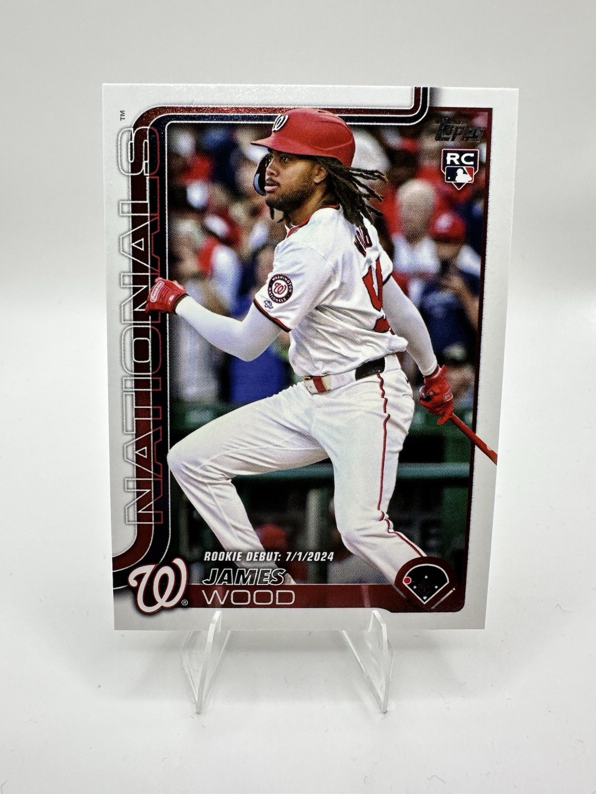 2025 Topps Update Series - Rookie Debut James Wood #US218 (RC)