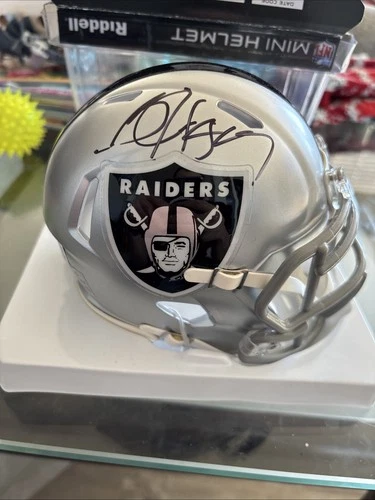BO JACKSON Signed Autographed RAIDERS Mini Helmet COA  AUTO Beckett