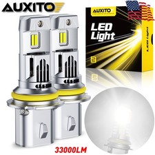 Auxito 9007 Hb5 Led Smd Light Bulbs Hi Low Beam Set 6500k White Headlight Bright