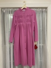 Vintage New Old-stock Womens House Coat Kayser Pearl Snap Robe Velour with tags
