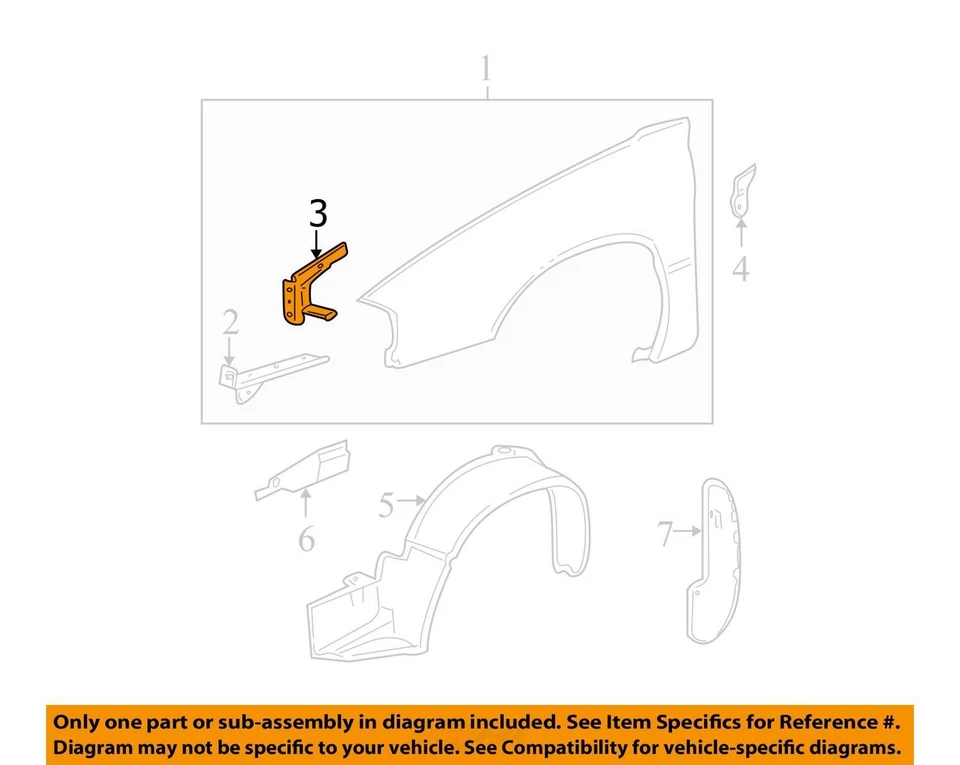 SOPORTE CHEVROLET MONTE CARLO 2000-2005 - HDLP 10288607 - NUEVO OEM 10288607 Foto 3 de 4