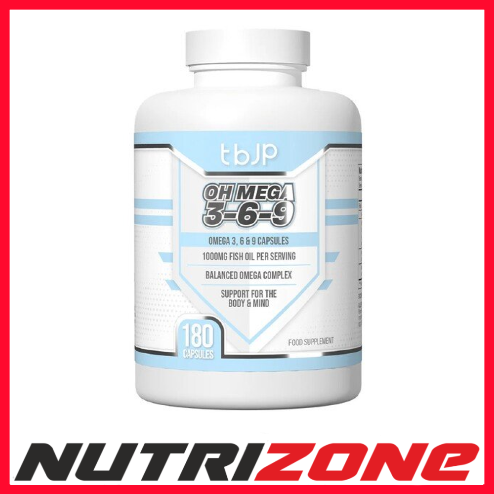 Trained by JP Omega 3-6-9 Fatty Acids with Linoleic Acid Brain Support 180 caps