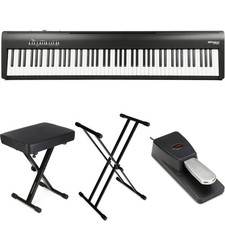 Roland FP-30X Digital Piano with Speakers Essentials Bundle - Black