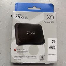 Crucial X9 2 TB USB Type-C 3.2 Gen 2 (3.1 Gen 2) Black