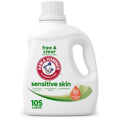 #ad #ad ARM amp; HAMMER Sensitive Skin Free amp; Clear Liquid Laundry Detergent 105 fl oz 10 $14.30