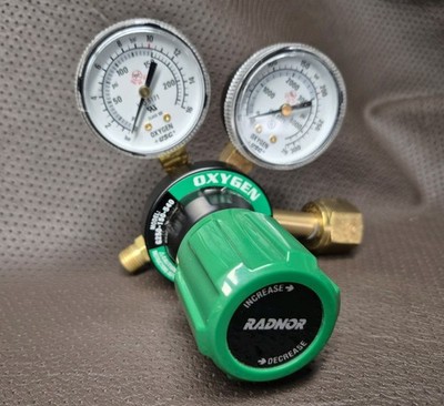 New, Open Box Radnor G250150540 Oxygen Single Stage Regulator G250-150-540