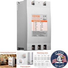 Efficient 15HP Single to 3 Phase Converter - Easy Install, 220V Power Solution