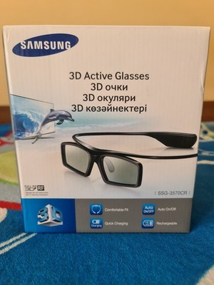SAMSUNG 3D ACTIVE GLASSES SSG-3570CR FULL HD 3D TV NEW      