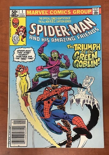 Spider-man and His Amazing Friends 1 1st App of Firestar 1981 Marvel Comics