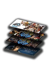 5 packs SNK NEOGEO mini Character Stickers White 4PCS Console PVC PET