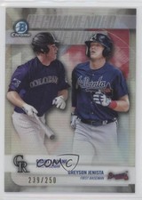 2018 Bowman Draft Refractor 239/250 Greyson Jenista Grant Lavigne #RV-LJ 5i1
