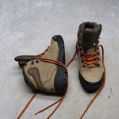 North Face Hiking Boots Men 9.5 Brown Leather Waterproof Gore-Tex Outdoor T191