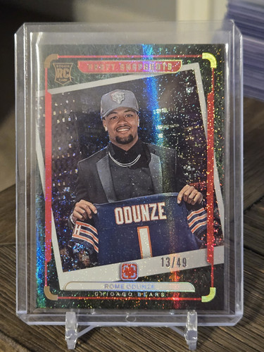 2024 Photogenic Rome Odunze Draft Snapshots Red /49