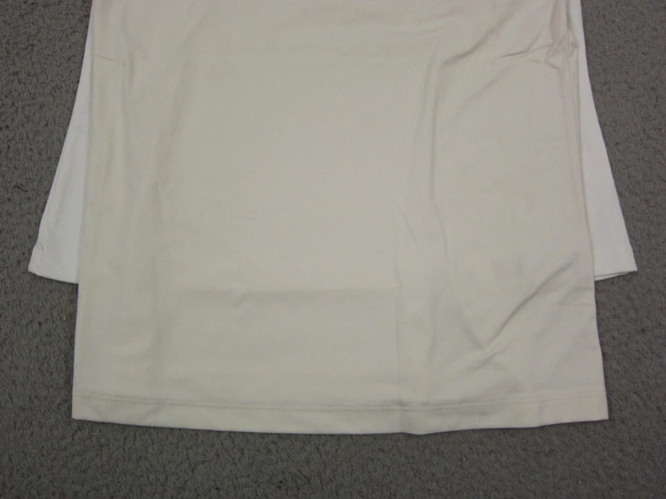 Lote de 2 camisetas sin mangas Coldwater Creek vintage para mujer extra pequeñas XS blancas beige Foto 4 de 4