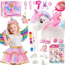 Unicorn Toys for Girls Age 4-6,Walking Talking Singing Interactive Unicorns w...