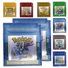 Game Cards Classic For Nintedo Game Card GBC 7 Colours Pokemon Game Boy Series