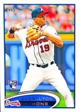 2012 Topps Update Andrelton Simmons Rookie Card Quantity Available Braves Angels. rookie card picture