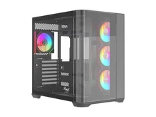 Rosewill ACA503B ATX Computer Gaming PC Case Mid Tower  with 4 ARGB Fans Pre-Ins