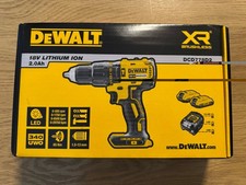 DEWALT DCD778D2-SFGB 18V 2 x 2Ah Li-Ion XR Brushless Cordless Combi Drill