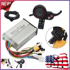 1200W 48V-25A Brushless Motor Controller  LCD Display  6 Pin Cable For Scooter