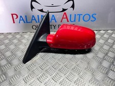 AUDI A4 B8 2009 POWER FOLD WING MIRROR LEFT PASSENGER SIDE IN RED