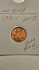 wheat penny 1945S LINCOLN CENT GEM RED BU 1945-S NICE GEM RED UNC LOT #B