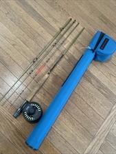 FENWICK EAGLE FLY ROD 4 PIECE & REDINGTON CROSS WATER 4 5 6 FLY REEL + CASE