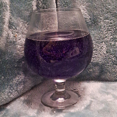 PartyLite Candle Holder Scents of Illumination Plum & Cognac Purple Glass AC700