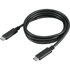 Lenovo 1m USB-C Cable Black 4X90U90619