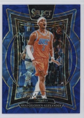 2024 Panini Select Concourse Blue Scope Prizm /249 Shai Gilgeous-Alexander 02t3