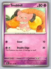 Snubbull 087/197 Obsidian Flames Pokemon Card - NM