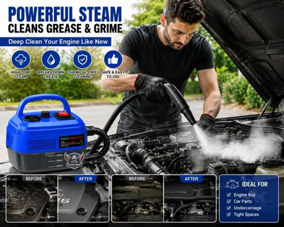 #ad #ad GAKOZ Handheld Steam Cleaner 2500W High Pressure Portable Steamer for Car Engine $48.88