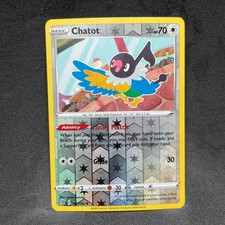 Chatot 142/192 Rebel Clash Pokemon Reverse Holo LP