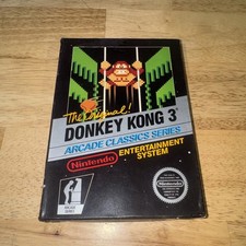 NES - Donkey Kong 3 (5 SCREW) Tested and Working