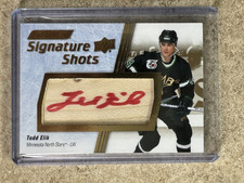 24-25 UD Upper Deck Engrained Icons Signature Shots TODD ELIK