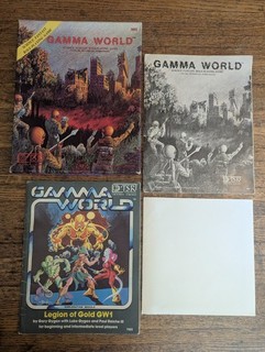 🔥 VINTAGE 1980 TSR Gamma World 3002 Science Fantasy RPG (D&D AD&D) awesome!