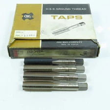 OSG 3/8"-18 NF Straight Flute Bottoming Tap 4F USA Lot of 4