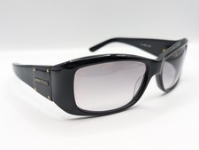 Jimmy Choo MARY/S Sunglasses Rectangular Black Gold Rivets Italy FRAMES ONLY