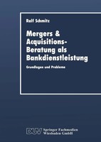 Ralf Schmitz | Mergers & Acquisitions-Beratung Als Bankdienstleistung | Buch