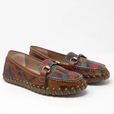 L'Artiste Spring Step Womens Delavigne Slip On Horsebit Loafers Size 37 / 6.5-7