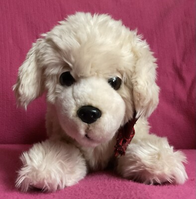 Russ Berrie Butter Scotch goldgelber Labrador Hund weiches Plüschtier 14 Zoll