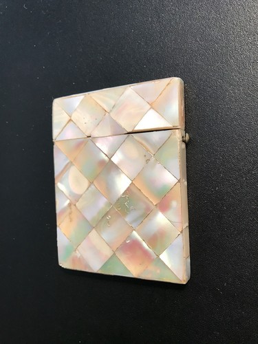 Mother of Pearl Box, Card Holder French Art Deco 1920's - Picture 3 of 12